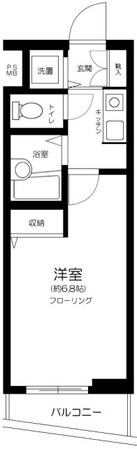 メインステージ日本橋小伝馬町の物件間取画像